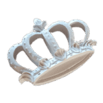 Coroa Aplique Confeccionada em Resina 8cm