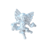 Anjo da Guarda Aplique em Resina 5cm