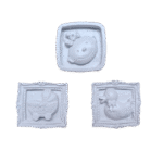 Mini Molduras Quarto Bebê Apliques Resina