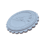 Nossa Senhora de Fátima Aplique em Resina