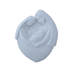 Sagrada Família Aplique em Resina