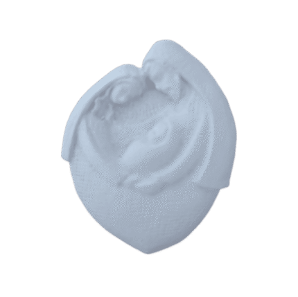 Sagrada Família Aplique em Resina