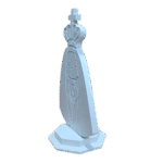 Nossa Senhora Aparecida em Resina 9,5cm