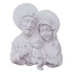 Sagrada Família Aplique em Resina 11cm