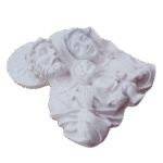 Sagrada Família Aplique em Resina 11cm