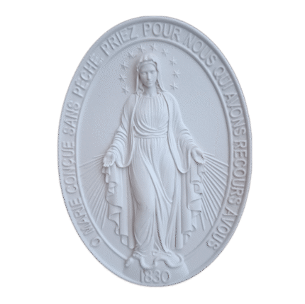 Nossa Senhora das Graças Aplique ou Parede em Resina