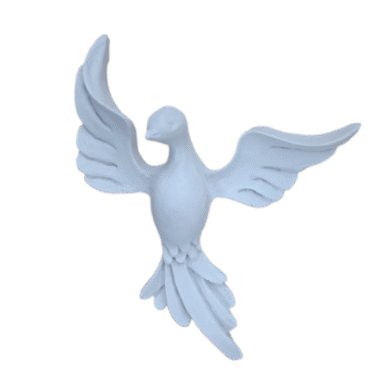 Pomba Divino Espírito Santo em Resina