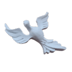 Pomba Divino Espírito Santo em Resina