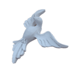 Pomba Divino Espírito Santo em Resina