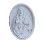 Sagrado Coração de Jesus Aplique ou Parede em Resina