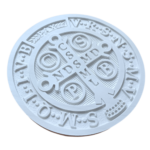 Medalha de São Bento Aplique ou Parede em Resina