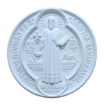 Medalha de São Bento Aplique ou Parede em Resina