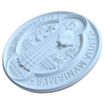 Medalha de São Bento Aplique ou Parede em Resina