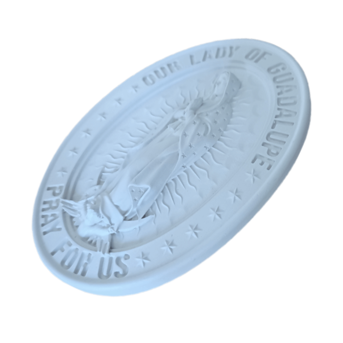 Nossa Senhora de Guadalupe Aplique ou Parede em Resina