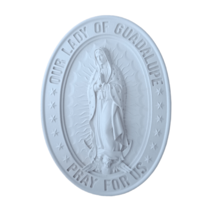 Nossa Senhora de Guadalupe Aplique ou Parede em Resina