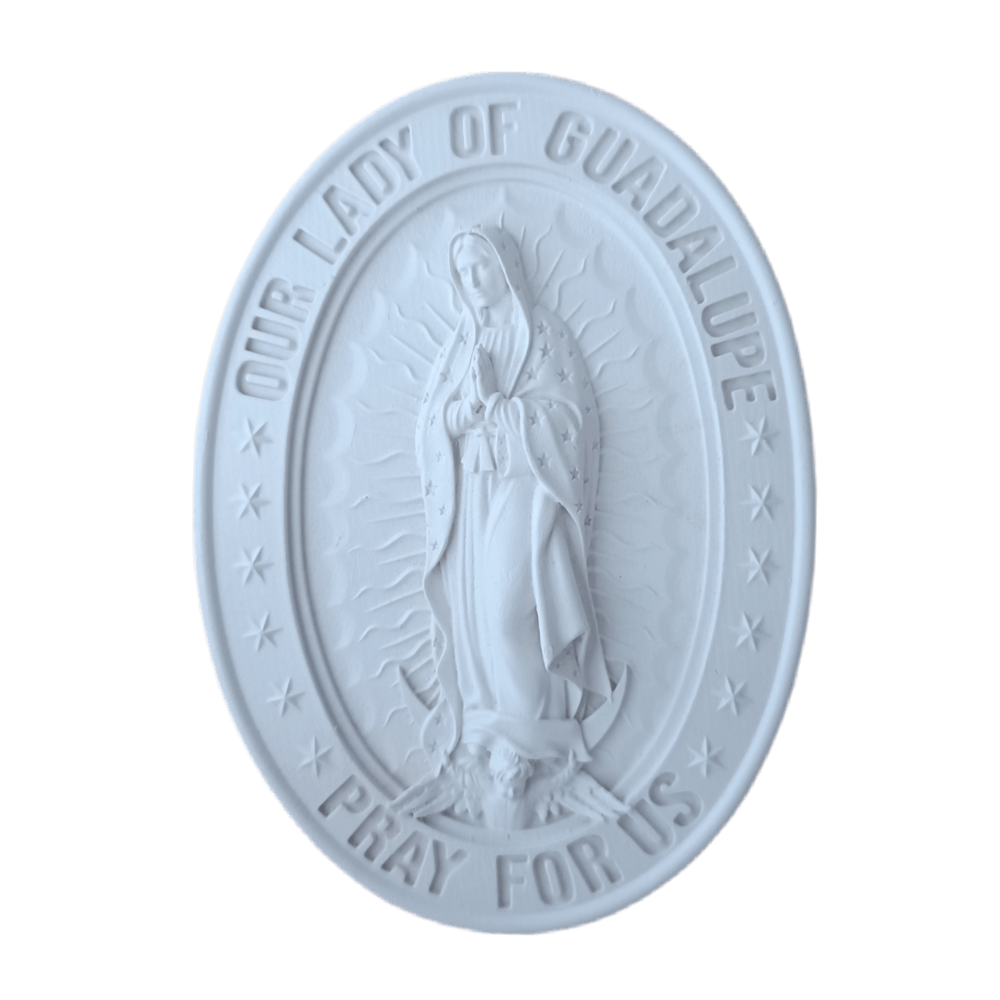 Nossa Senhora de Guadalupe Aplique ou Parede em Resina