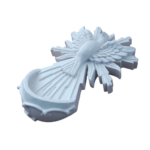 Pia Porta Água Benta Divino Espírito Santo em Resina 10cm