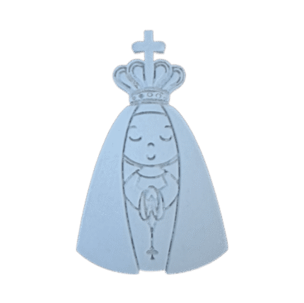 Nossa Senhora Aparecida Aplique em Resina