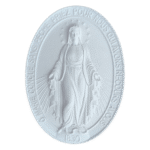 Nossa Senhora das Graças Aplique ou Parede em Resina