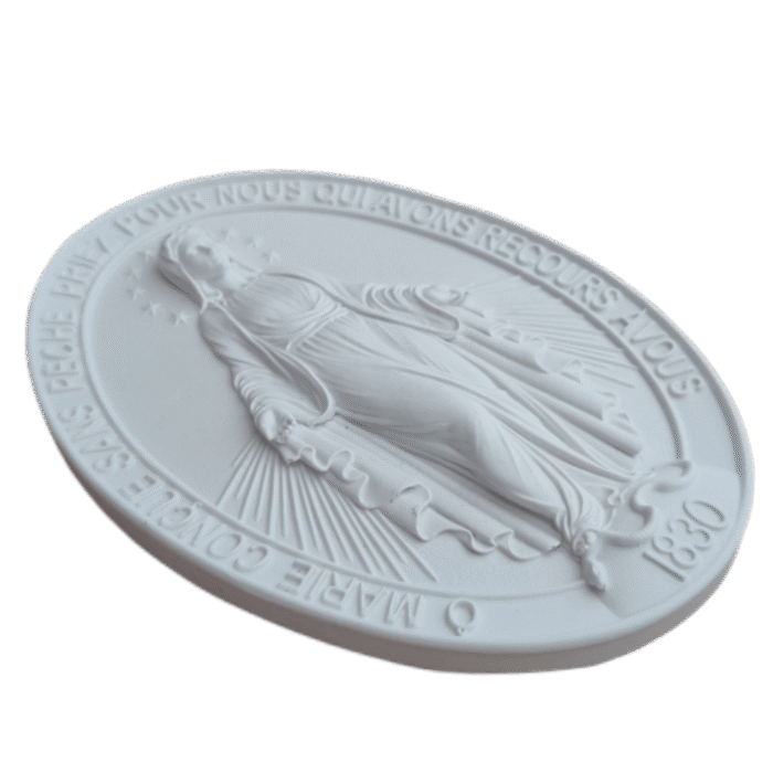 Nossa Senhora das Graças Aplique ou Parede em Resina