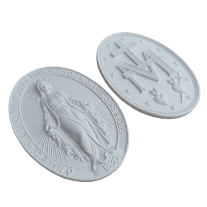 Nossa Senhora das Graças Aplique ou Parede em Resina