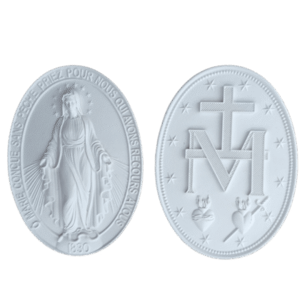 Nossa Senhora das Graças Aplique ou Parede em Resina