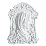 Ave Maria Aplique ou Parede em Resina