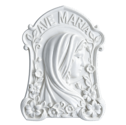 Ave Maria Aplique ou Parede em Resina