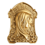 Ave Maria Aplique ou Parede em Resina