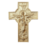 Crucifixo Ascenção de Jesus Cristo em Resina