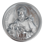 Medalha São Francisco de Assis Aplique ou Parede em Resina