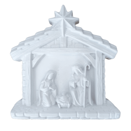 Presépio de Mesa, Aplique ou Parede em Resina 11,5cm